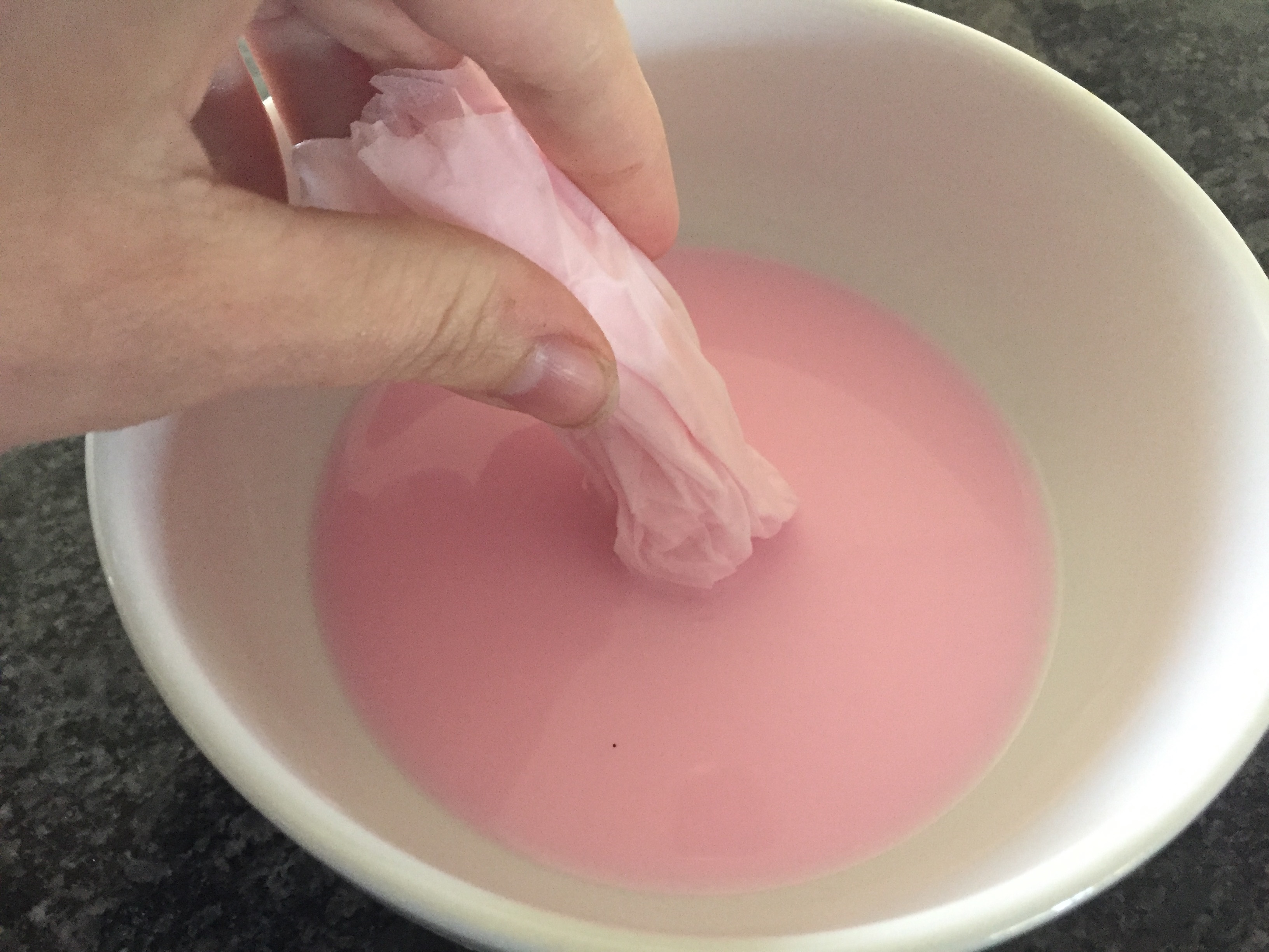 How to make a bouquet of Peonies out of coffee filters